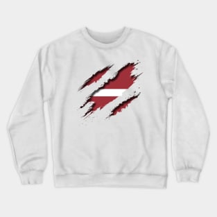 Latvia Shredding Crewneck Sweatshirt